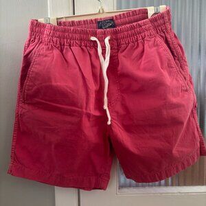 J. Crew Dock Shorts, Pink, Small.